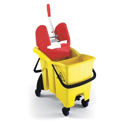 Chariot de lavage bi-bacs