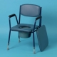 Chaise percée empilable assise rembourrée