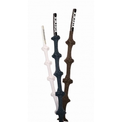 Lot de 2 paires de lacets élastiques blancs
