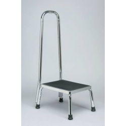 Tabouret avec marche avec barre d’appui