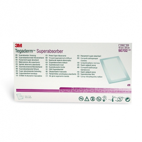 Tegaderm Superabsorber rectangle 10x20 cm
