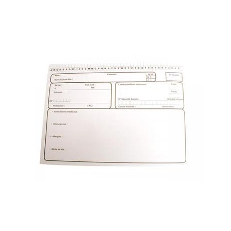 Fiche médicale Stern-Org