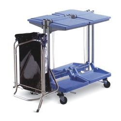 Chariot à linge avec supports sacs