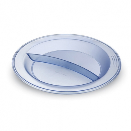 Assiette compartimentée