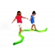 Parcours de marche serpentin