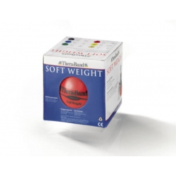 Balle poids souple 1,5kg Rouge