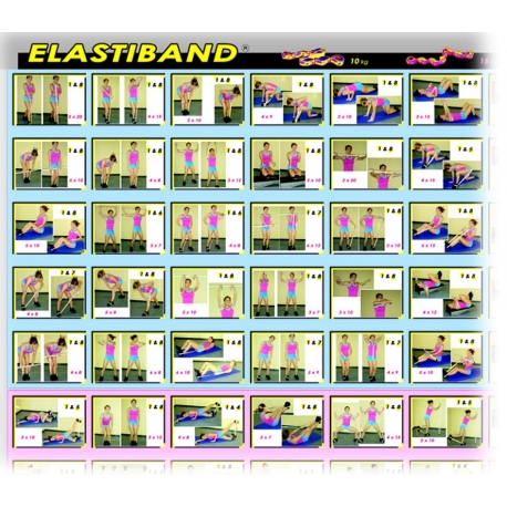 Poster d'exercices Elastiband