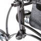 Rollator 4 roues, pliant par crémaillère, hauteur d'assise 510 mm