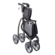 Rollator 4 roues, pliant par crémaillère, hauteur d'assise 510 mm
