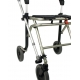 Rollator 4 roues pour hémiplégie droite,système de freinage à gauche, hauteur d'assise 530 mm DOLOMITE MELODY M HPR