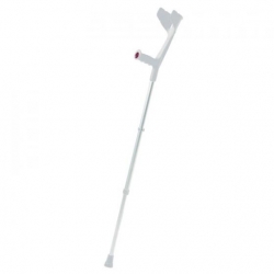 Canne anglaise aluminium croissant gris, la paire Invacare®Advantik TALL
