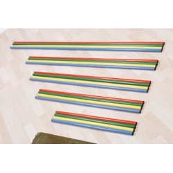 Lot de 10 jalons plastiques 80 cm