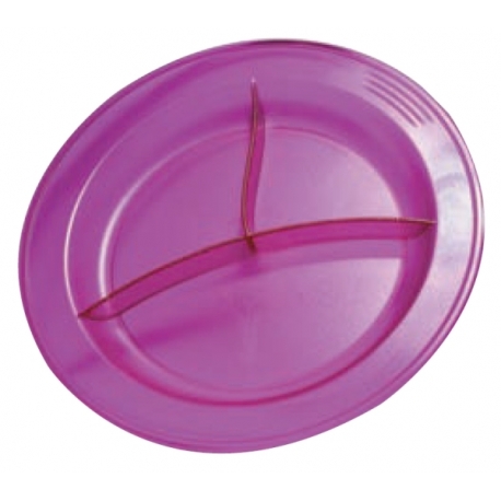 Assiette compartimentée