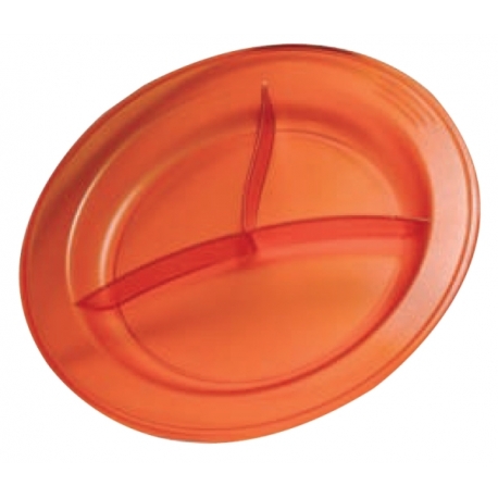Assiette compartimentée