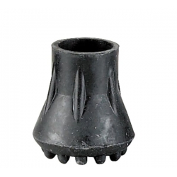 Embout noir 25 mm - forme de cloche