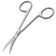 Ciseaux d'iridectomie courbes 11,5 cm