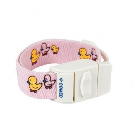 Garrot clip enfant rose