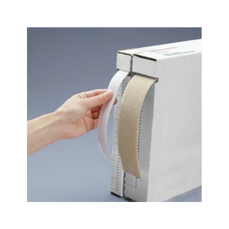 Ruban velours Securable 2,5x9m Blanc