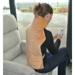 Coussin chauffant confort dos et nuque