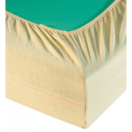 Drap housse jersey blanc 90x200