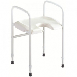 Tabouret de douche percé avec accoudoirs Invacare®Alizé