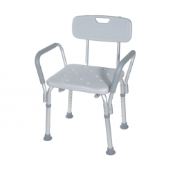  Chaise de douche avec accoudoirs Hiva