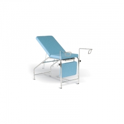 Divan gynécologique Chromé avec assise relevable