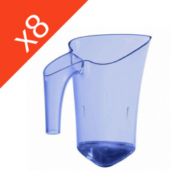 Carafe verseuse 0,5 L antidérapante bleu X8