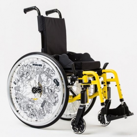 Fauteuil roulant manuel Action 3 Dossier fixe Junior évolutif Invacare