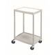 GUERIDON PLASTIQUE 2 PLATEAUX
