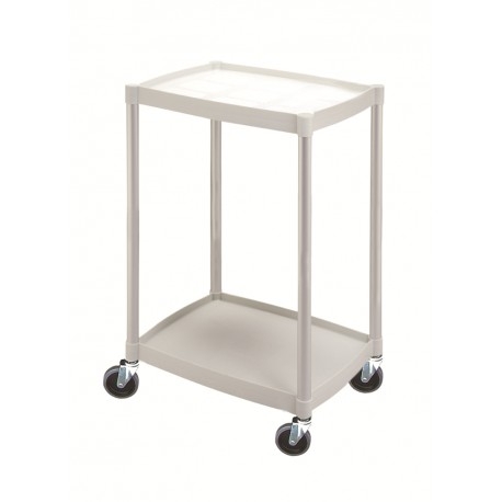 GUERIDON PLASTIQUE 2 PLATEAUX