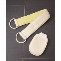 Bande et gant en flanelle