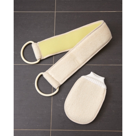 Bande et gant en flanelle