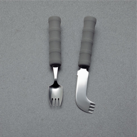 Fourchette légère avec manche en mousse