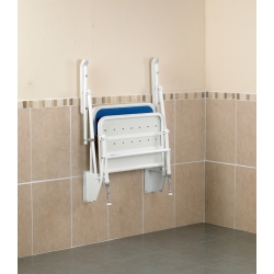 Chaise de douche mural XXL