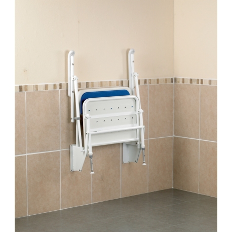 Chaise de douche mural XXL
