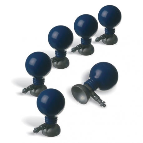 Electrodes à ventouses adultes X6