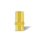 Bouchon obturateur lock jaune site d'injection