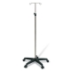 Porte-sérum-2 crochets inox, base plastique