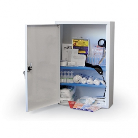 Armoire à pharmacie métal remplie 8 personnes