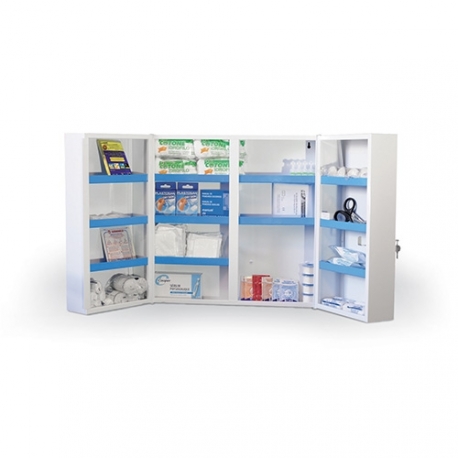 Armoire à pharmacie métal remplie 20 personnes