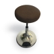 Housse tabouret chocolat