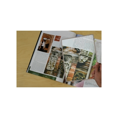 Page loupe rigide
